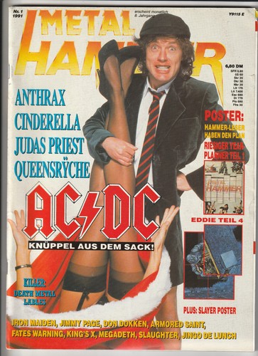 Metal hammer 01 1991 - metal, #01/1991