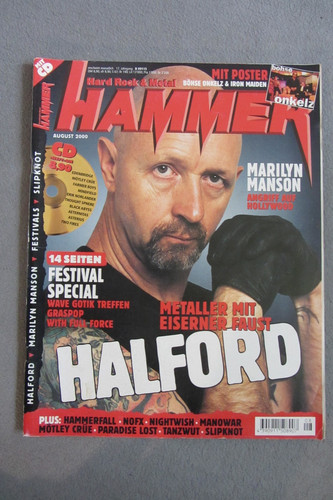 Metal hammer august - august, incl