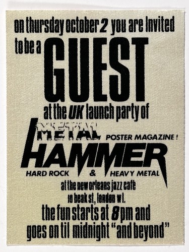 Anthrax iron maiden gastpass - anthrax,