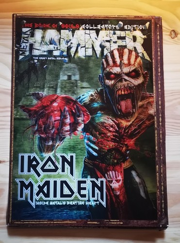 Iron maiden metal hammer book - iron,