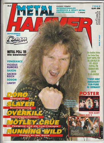 Metal hammer 05 1990 rock - ✪,