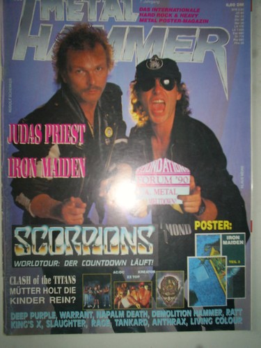 Metal hammer 1990 scorpions - metal,