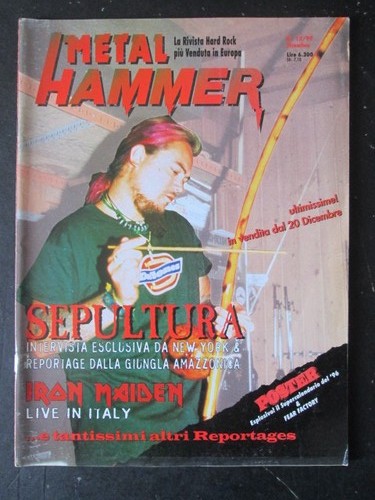 Metallhammer 1995 sepultura - metallhammer,