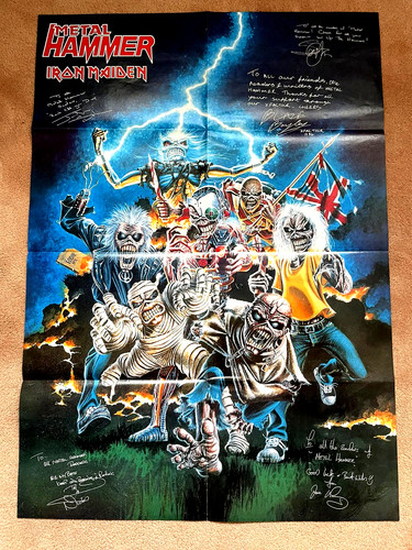 Iron maiden double sided metal - maiden,